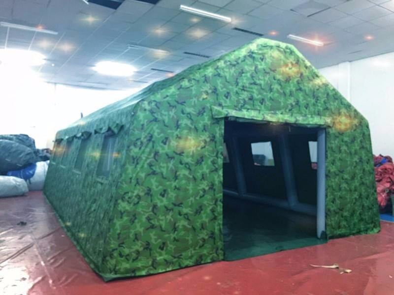 正定迷彩军用充气帐篷