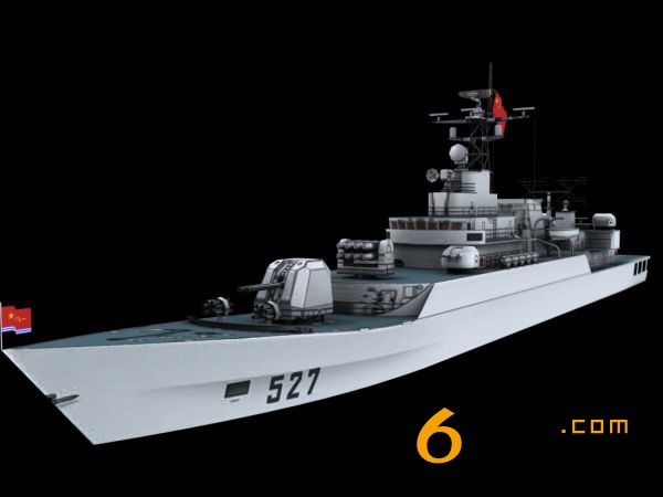 正定3d护卫舰模型